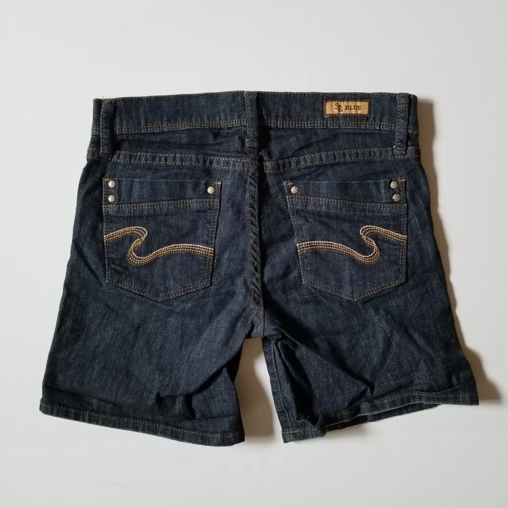 ☀️ STS Blue Dark Wash Denim Bermuda Shorts